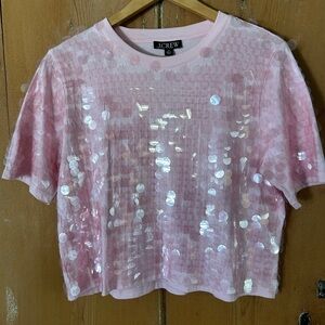 J Crew Sequin top M